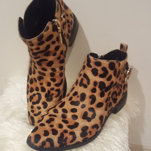 steve madden animal print boots